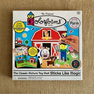 COLORFORMS Farm Picture Playset w/ Repositional Pieces for Story Fun Ages 3+